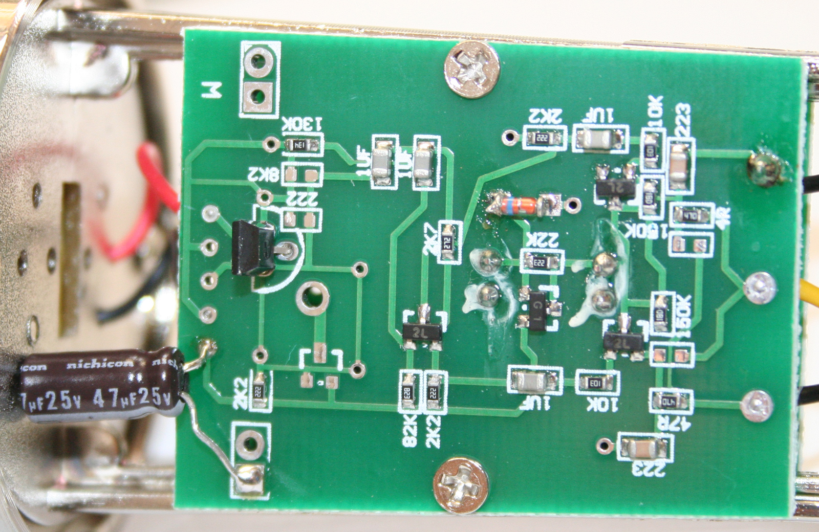 BM-800 改造作業メモ ECM tap nose タップ音 BM800 工作室